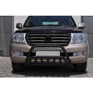 Frontbøjle WT002 Black (rustfrit stål) Toyota Land Cruiser 200 2007–2021 foto 1