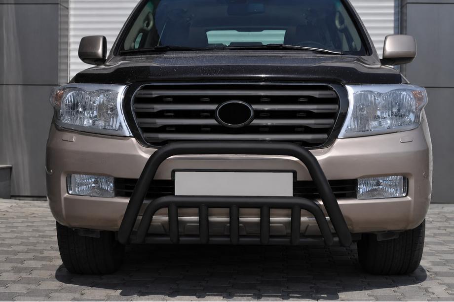 Toyota Land Cruiser 200 2007–2021 Frontbøjle WT002 Black (rustfrit stål) Image