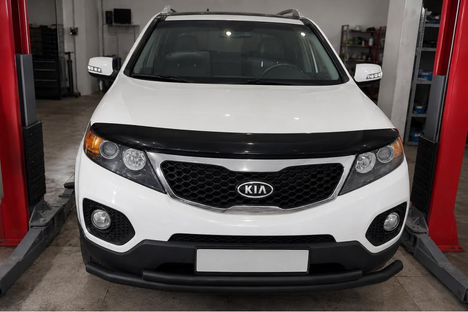 Kia Sorento II XM 2009–2014 Nedre frontbøjle Black (rustfrit stål) Image