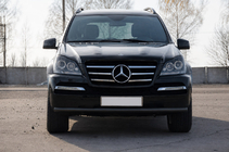 Mercedes GL-klasse X164 2006–2012 Frontbøjle ST008 Black (rustfrit stål) foto 1