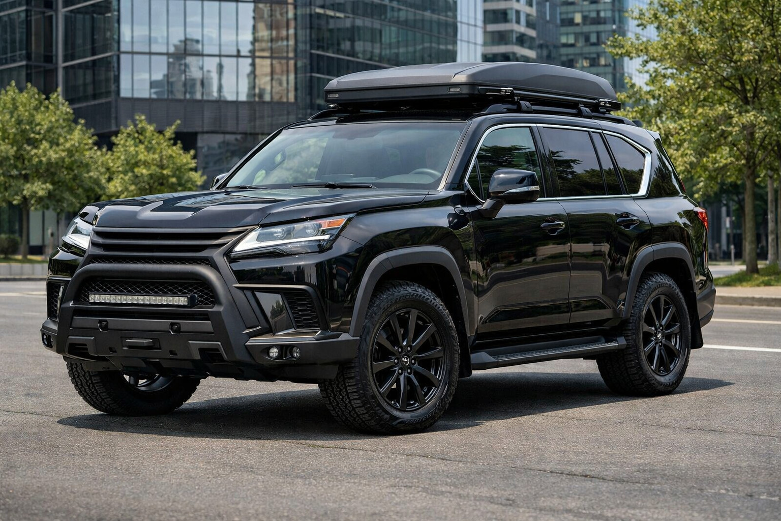 Hvad kan du montere på Lexus LX 500d/600 til byen uden at det bliver tacky