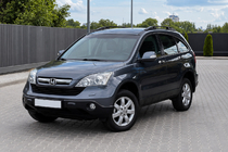 Honda CRV 2007–2011 Sorte tagrælinger (OEM) foto 2