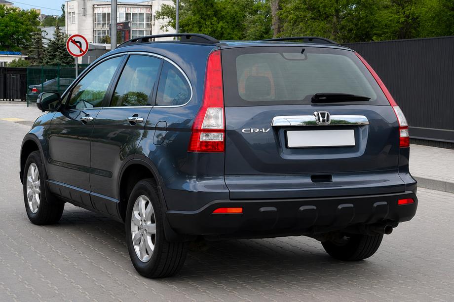 Honda CRV 2007–2011 Sorte tagrælinger (OEM) Image