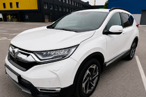 Honda CRV 2017–2022 Integrerede tagrælinger, sorte OEM (aluminium) foto 2