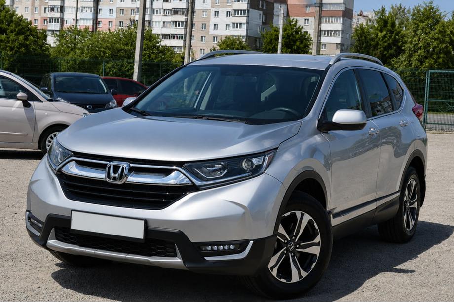 Honda CRV 2017–2022 Tagrælinger grå OEM (aluminium) Image