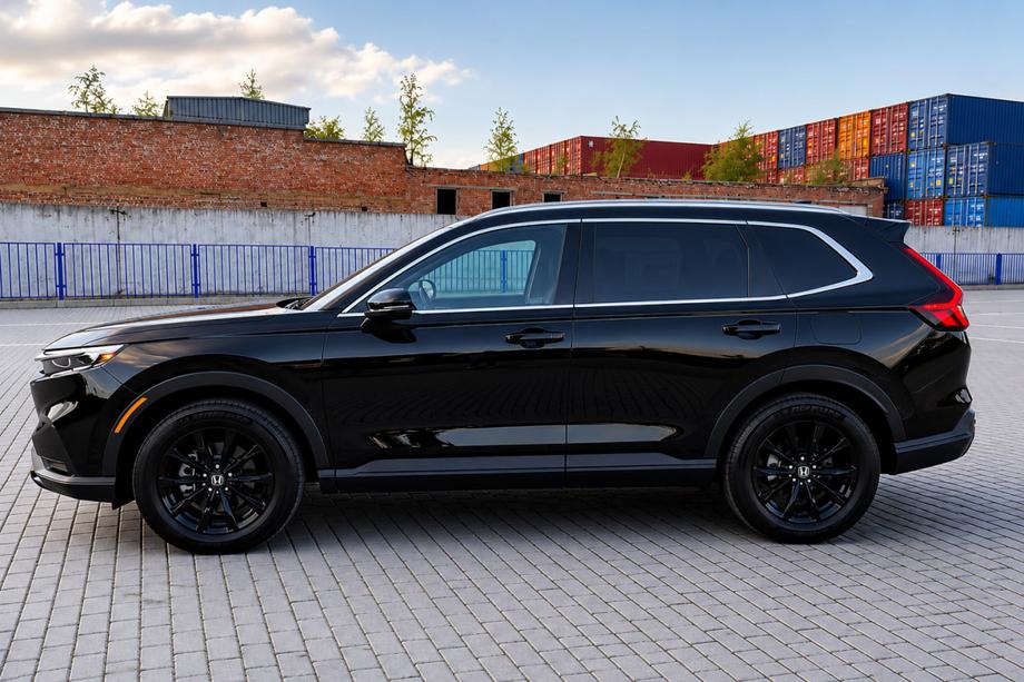 Honda CRV 2022– Integrerede tagrælinger grå OEM (ABS-plast) Image