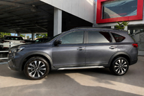 Honda BR-V 2021– Integrerede tagrælinger, sorte OEM (aluminium) foto 2
