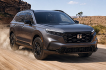 Honda CRV 2022– Integrerede tagrælinger sorte OEM (ABS-plast, montering med lim) foto 1