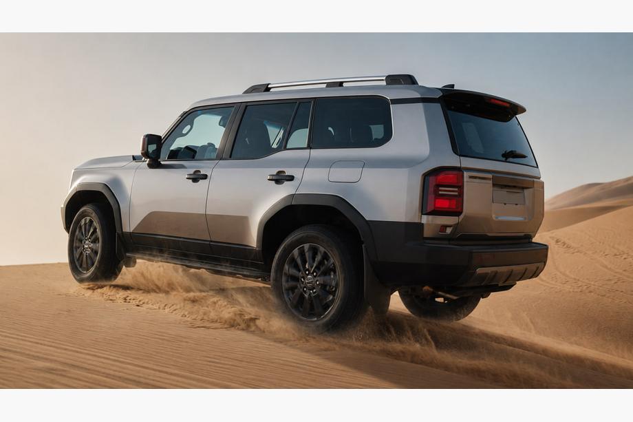 Toyota Land Cruiser Prado 250 2023– Tagrælinger grå OEM (aluminium) Foto 1
