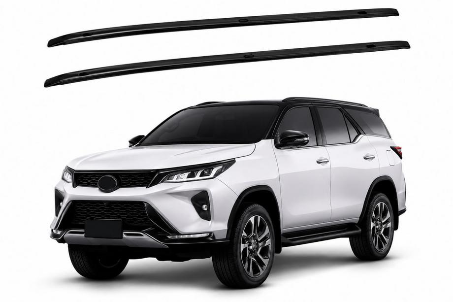 Toyota 4Runner 2009–2024 OEM tagrælinger i sort (2012-2015, aluminium) Image
