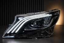 Mercedes Vito/V-klasse W447 2014– LED-forlygter i Maybach-design (til V-class, 2 stk.) foto 1
