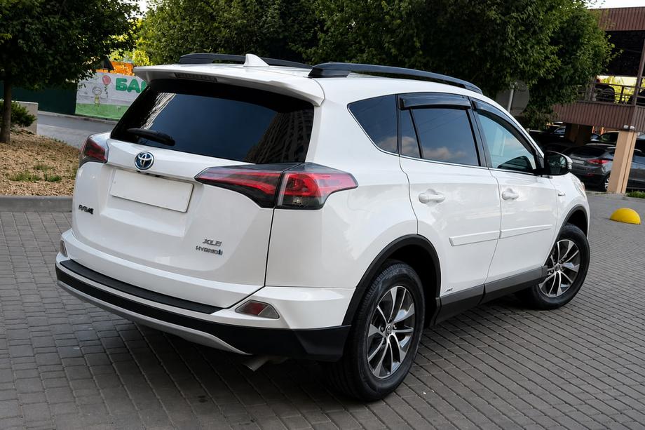 Toyota Rav 4 2013–2018 Sorte OEM tagrælinger (aluminium) Image