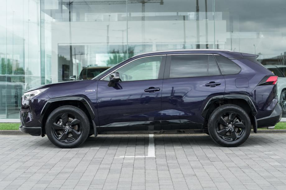 Toyota Rav 4 2019–2025 Integrerede tagrælinger, grå OEM (ABS-plast, montering med lim) Foto 2