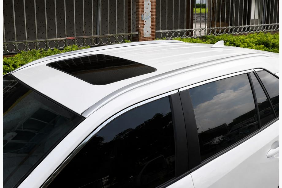 Toyota Rav 4 2019–2025 Integrerede tagrælinger, krom OEM (aluminium, montering med lim) Foto 1