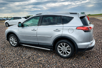 Toyota Rav 4 2019–2025 Tagrælinger grå OEM (aluminium) foto 1