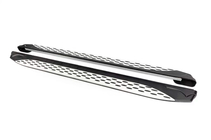 Renault Logan MCV 2005–2013 Sidetrin Shining V1 (2 stk., aluminium) foto 3