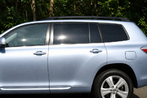 Toyota Highlander 2008–2013 Tagrælinger sort OEM (aluminium) foto 1