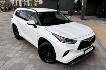 Toyota Highlander 2019– Sorte OEM tagrælinger (ABS-plast) foto 1