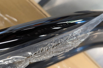 Volkswagen Golf 6 2008–2014 Udsalg Front lipspoiler-tilføjelse DPT V-2 (til GTI, blank sort) foto 3
