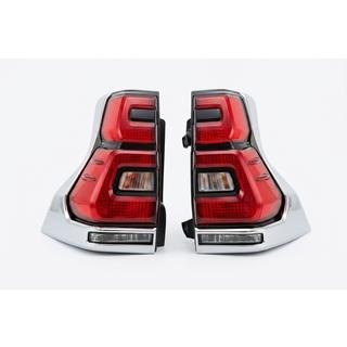 LED baglygter Chrome V2 (2017-2023, 2 stk.) Toyota Land Cruiser Prado 150 2009–2023 foto 2