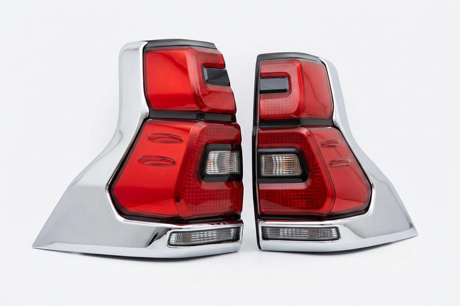 Toyota Land Cruiser Prado 150 2009–2023 LED baglygter Chrome V2 (2017-2023, 2 stk.) Foto 6