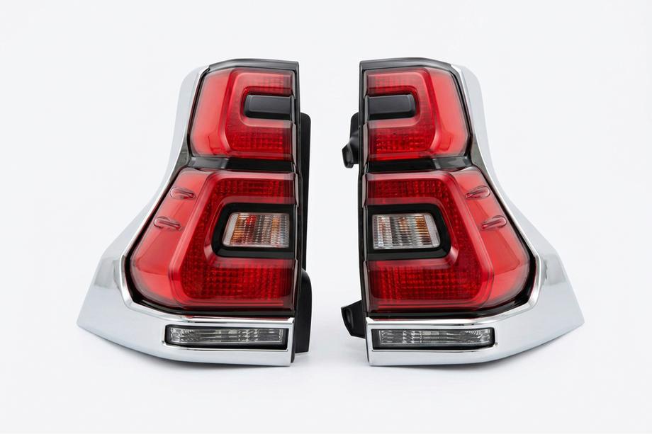 Toyota Land Cruiser Prado 150 2009–2023 LED baglygter Chrome V2 (2017-2023, 2 stk.) Foto 2