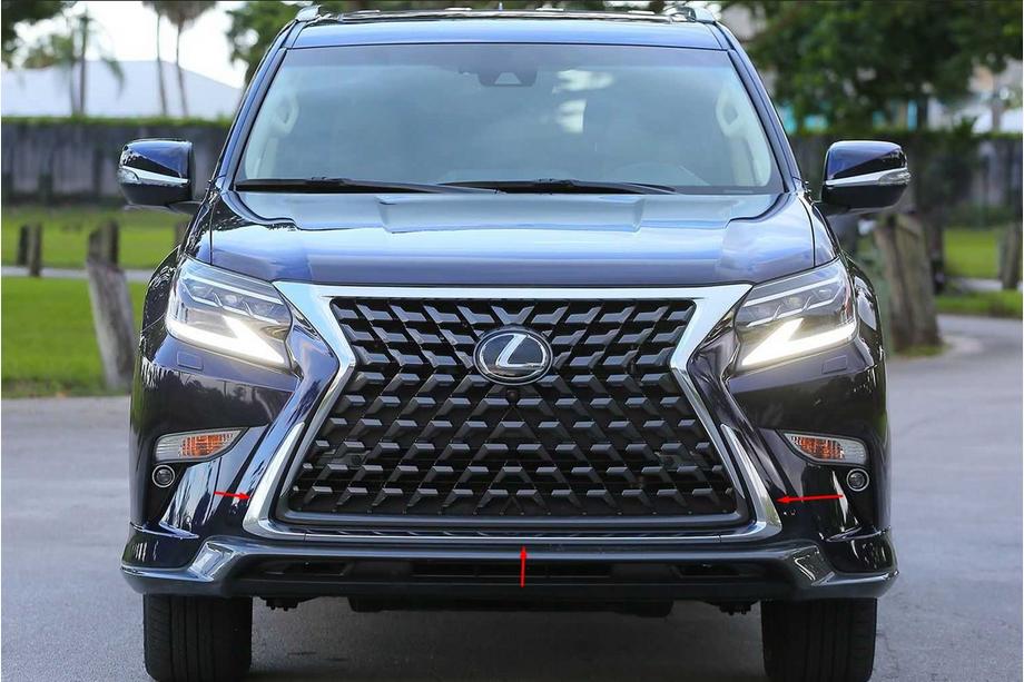 Lexus GX460 2009–2023 Kromliste til forreste kofanger (2013-2023, 3 stk.) Foto 1