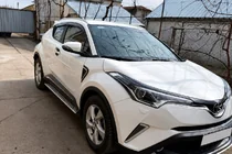 Toyota C-HR 2016–2023 Integrerede tagrælinger grå OEM (ABS-plast, montering med lim) foto 5
