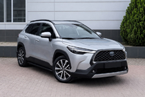 Toyota Corolla Cross 2020– Integrerede tagrælinger sort OEM (aluminium) foto 1