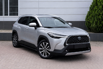 Toyota Corolla Cross 2020– Integrerede tagrælinger grå OEM (aluminium) foto 1