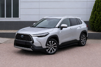 Toyota Corolla Cross 2020– Integrerede tagrælinger grå OEM (aluminium) foto 4