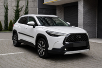 Toyota Corolla Cross 2020– Integrerede tagrælinger grå OEM (ABS-plast, montering med lim) foto 3