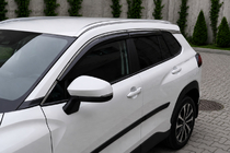 Toyota Corolla Cross 2020– Integrerede tagrælinger grå OEM (ABS-plast, montering med lim) foto 4