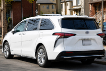 Toyota Sienna 2020– Integrerede tagrælinger grå OEM (aluminium) foto 3