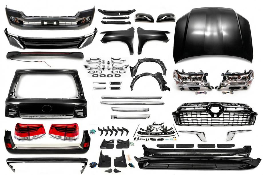 Toyota Land Cruiser 200 2007–2021 Restyling-/facelift-kit fra LC200 2008-2015 til 2021 Executive FULL Image