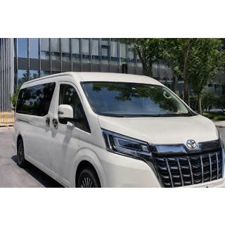 Integrerede tagrælinger grå OEM (2019-, long, aluminium, montering med lim) Toyota HiAce foto 2