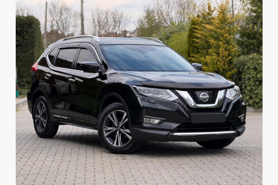 Nissan X-trail T32/Rogue 2014–2021 OEM tagrælinger, grå (aluminium, limmontering) Image