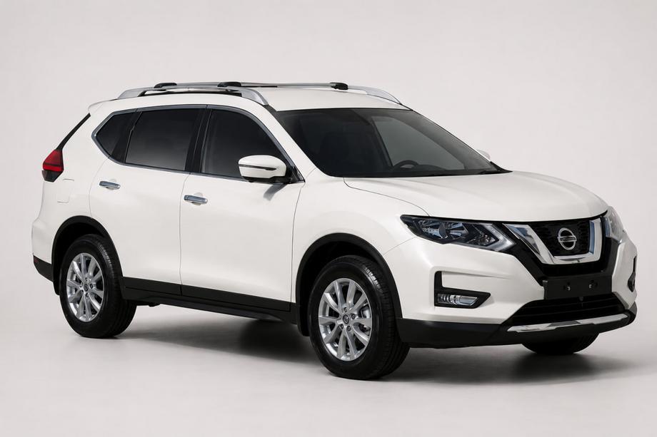 Nissan X-trail T33/Rogue 2022– OEM tagrælinger grå (ABS-plast, montering med lim) Foto 1