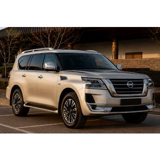 Tagrælinger grå (aluminium) Nissan Armada 2016–2024