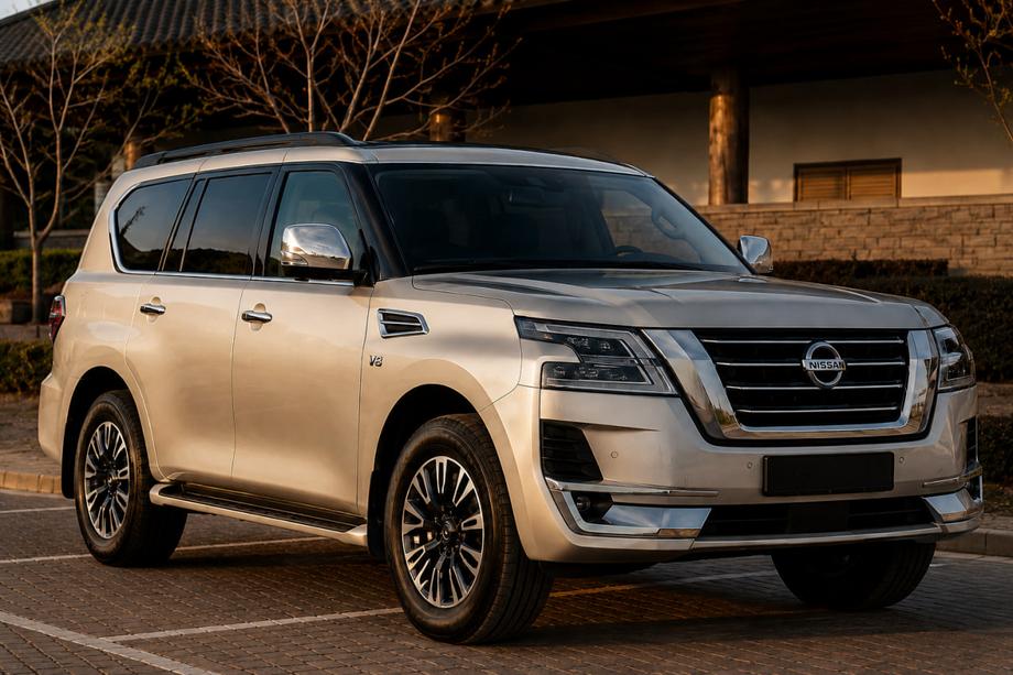 Nissan Armada 2016–2024 Sorte tagrails (aluminium) Image