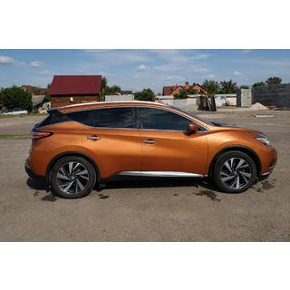 OEM tagrælinger grå (ABS-plast, montering med lim) Nissan Murano 2014– foto 1