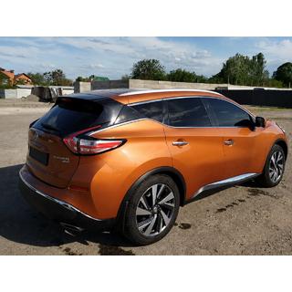 OEM tagrælinger grå (ABS-plast, montering med lim) Nissan Murano 2014– foto 2