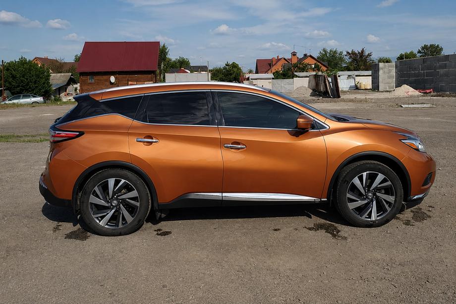 Nissan Murano 2014– OEM tagrælinger grå (ABS-plast, montering med lim) Image