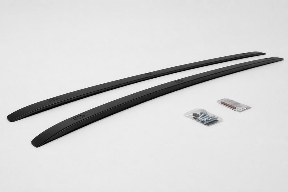 Nissan Patrol Y63 2025– Integrerede tagrælinger, sorte OEM (aluminium) Foto 2