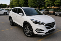 Hyundai Tucson TL 2016–2021 Integrerede tagrails, sorte OEM (ABS-plast, limmontering) foto 2