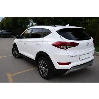 Integrerede tagrails, sorte OEM (ABS-plast, limmontering) Hyundai Tucson TL 2016–2021 foto 3