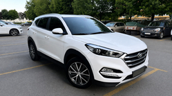 Hyundai Tucson TL 2016–2021 Integrerede tagrælinger grå OEM (ABS-plast, montering med lim) foto 2