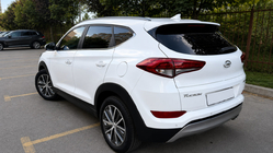 Hyundai Tucson TL 2016–2021 Integrerede tagrælinger grå OEM (ABS-plast, montering med lim) foto 3