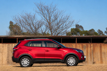 Hyundai Creta 2014–2020 Integrerede tagrælinger grå OEM (ABS-plast, montering med lim) foto 1