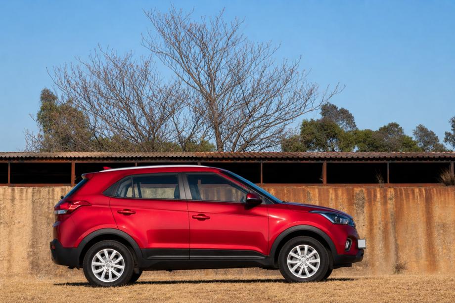 Hyundai Creta 2014–2020 Integrerede tagrælinger grå OEM (ABS-plast, montering med lim) Image